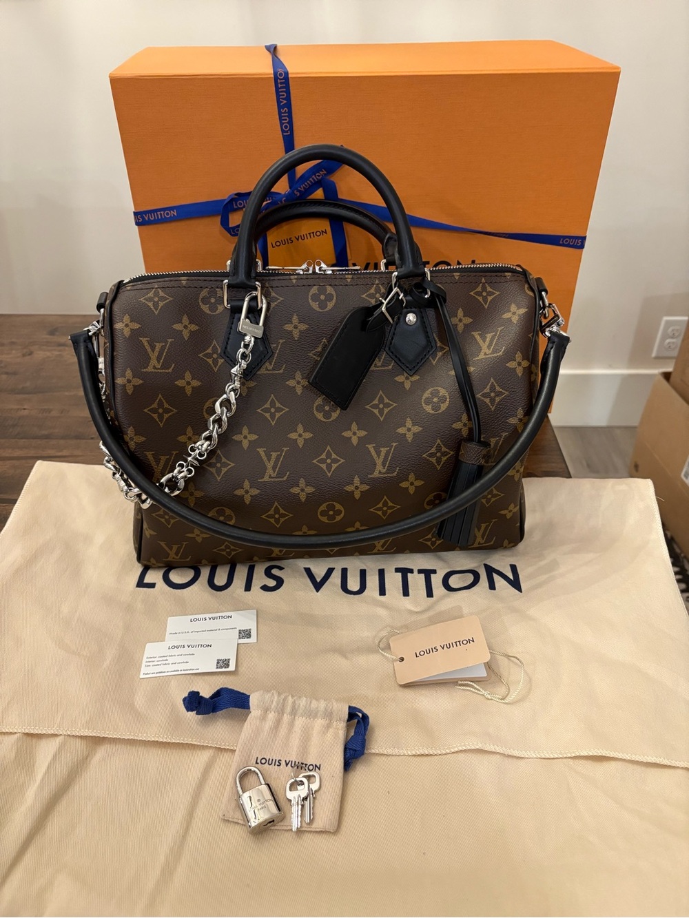Louis Vuitton Soft Speedy 30 Dark